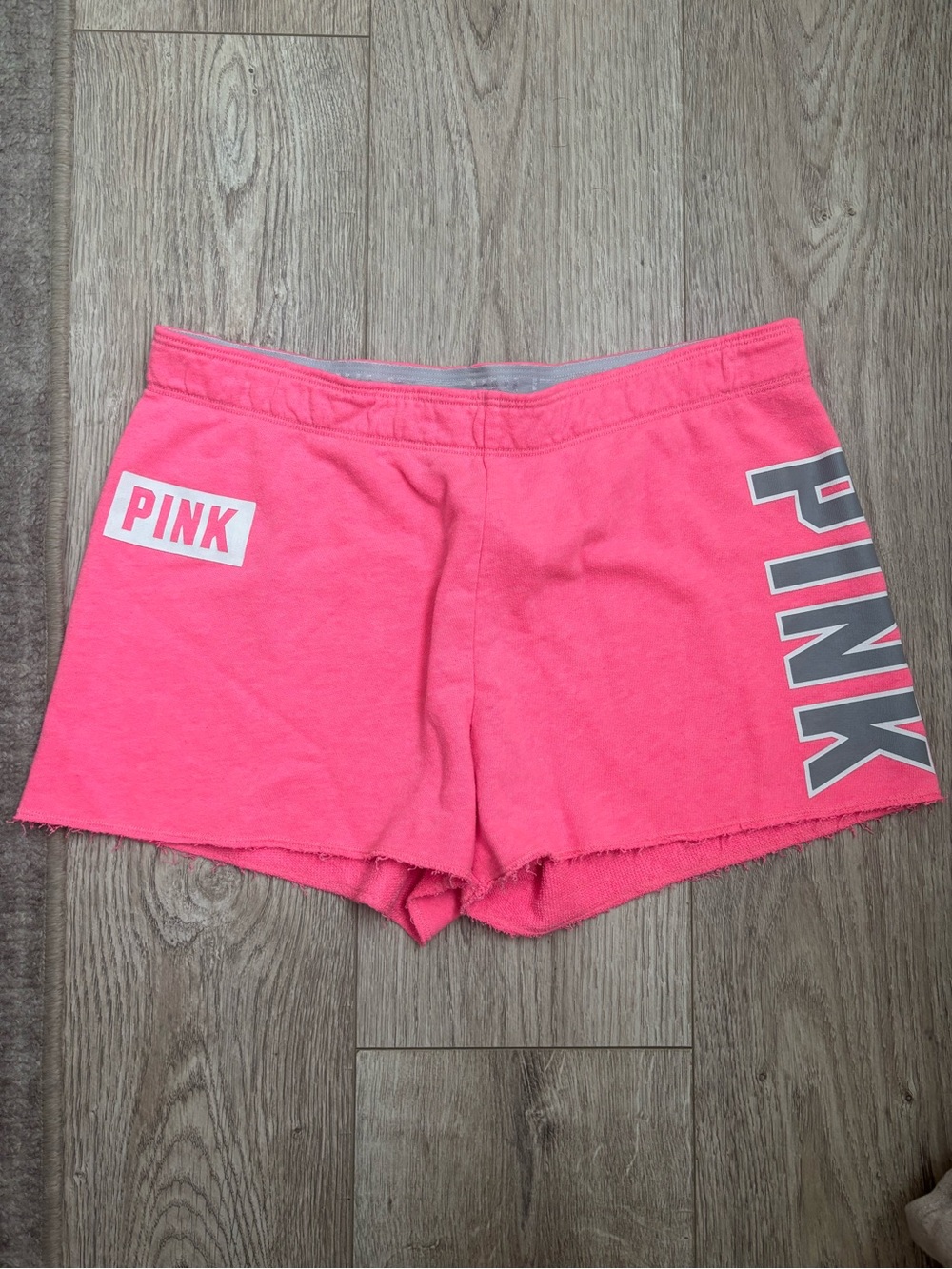 Vintage PINK Victoria's Secret Women’s Hot Pink Lounge Shorts 2015